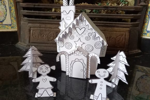 Fairy Pand Paper Craft Template