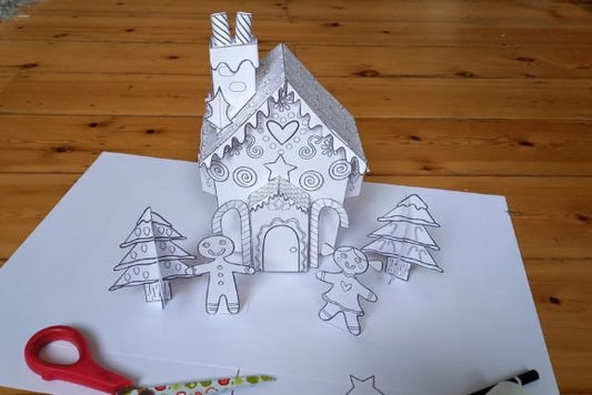 Fairy Pand Paper Craft Template